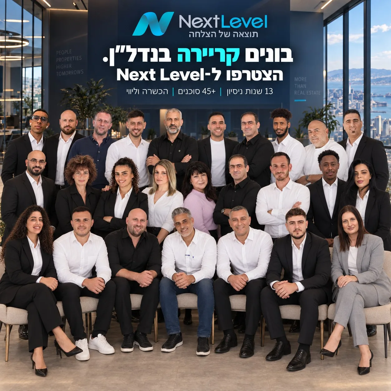 צוות סוכני הנדל״ן של Next Level